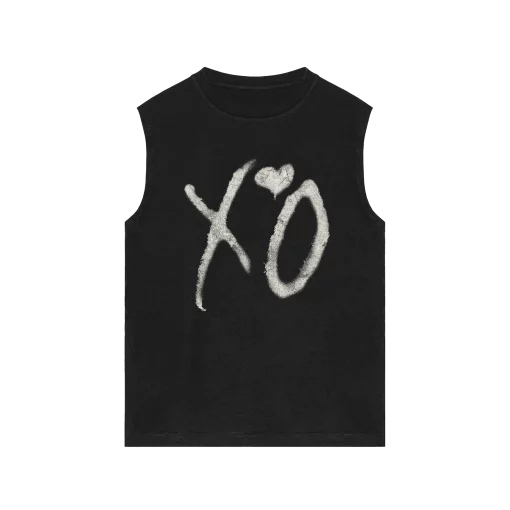 São Paulo XO Logo Cut Off Tee Black