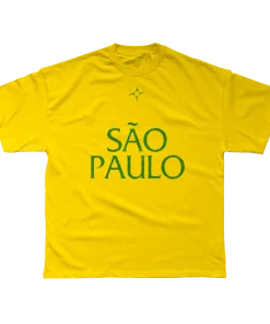 São Paulo City Tee Yellow