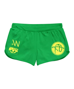 São Paulo XO Women's Rally Shorts Green