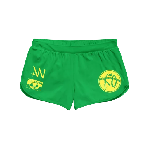 São Paulo XO Women's Rally Shorts Green