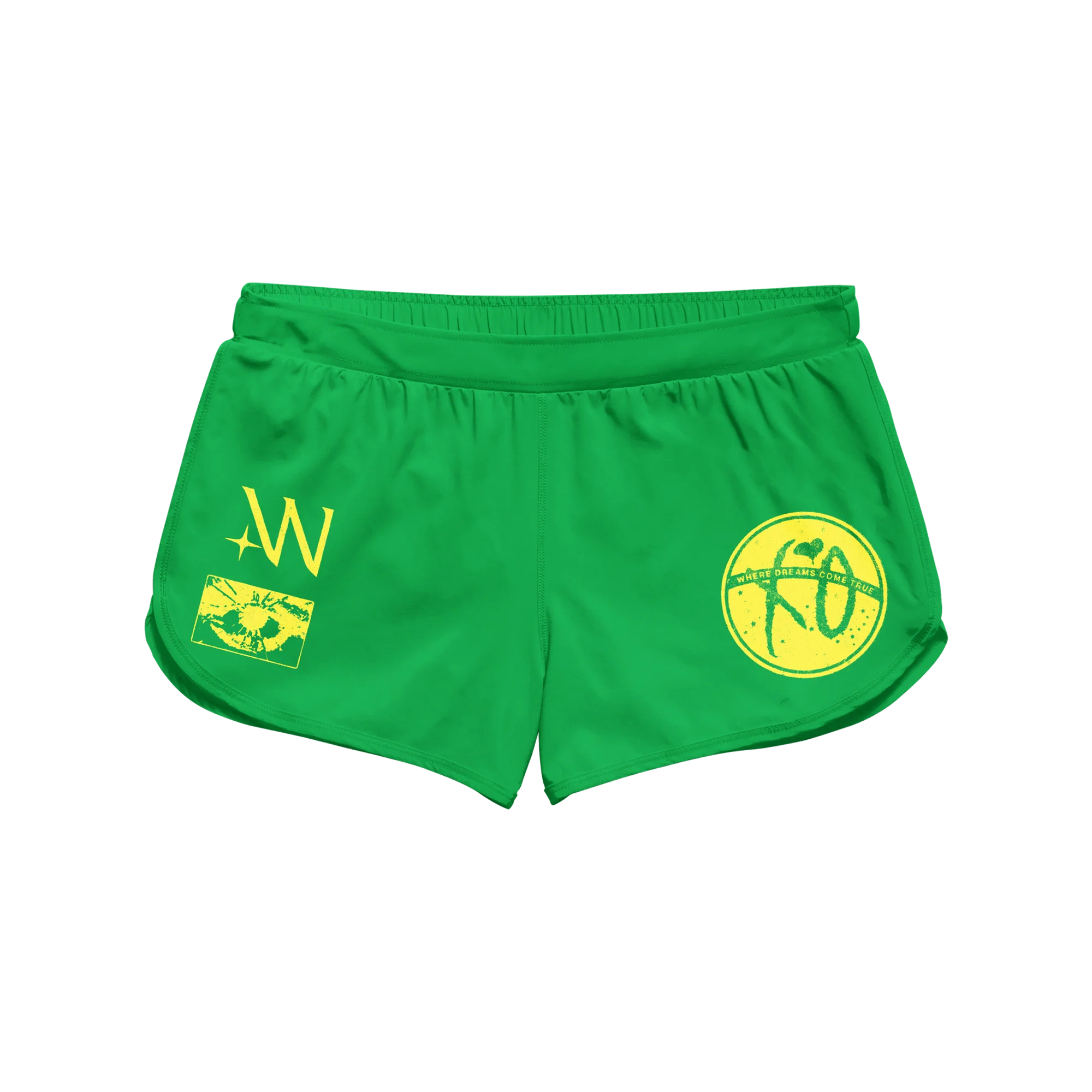 São Paulo XO Women's Rally Shorts Green