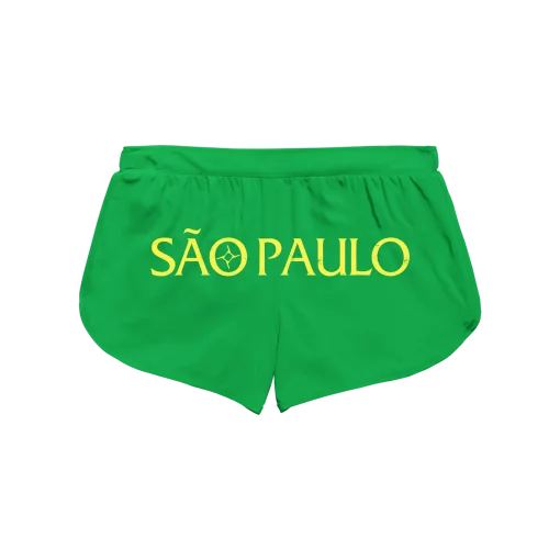 São Paulo XO Women's Rally Shorts Green