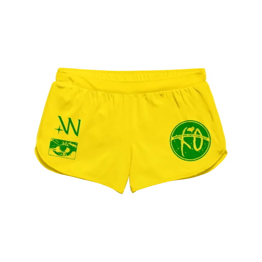 São Paulo XO Women's Rally Shorts Green