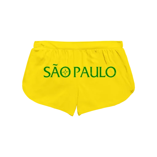 São Paulo XO Women's Rally Shorts Green